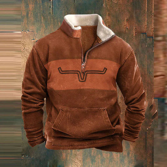 Image of Bo | Men's Quarter Zip Pullover Sweater