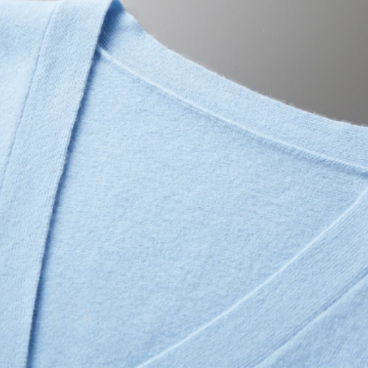 Image of Carlton | Men's V-Neck Button-Down Cardigan