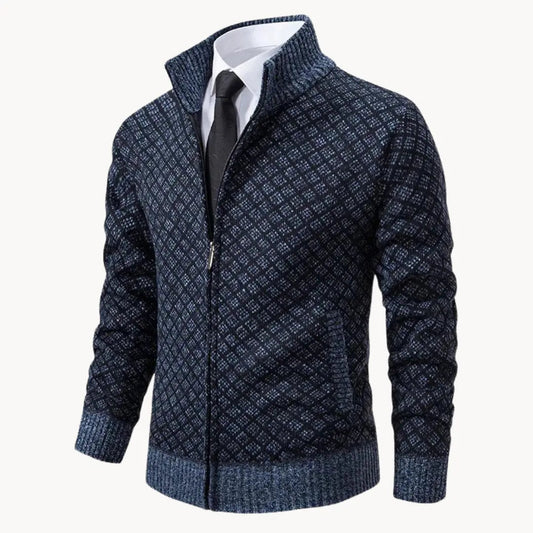 Image of Dale | Men's Full-Zip Stand Collar Sweater Jacket