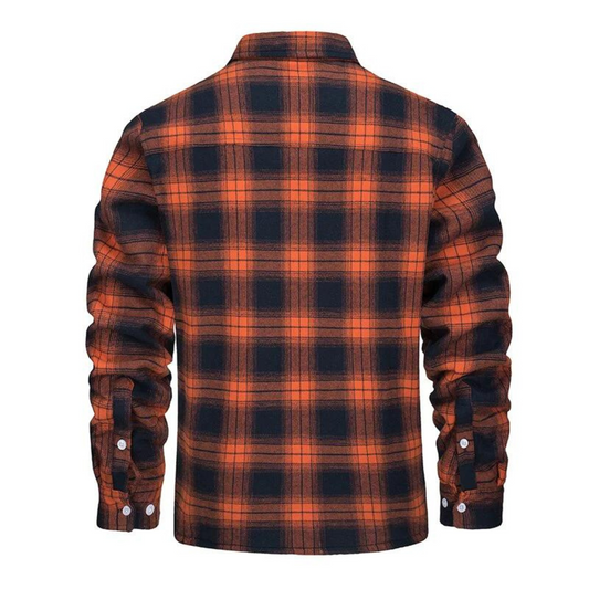 Image of Dawson | Men's Sherpa Lined Plaid Jacket