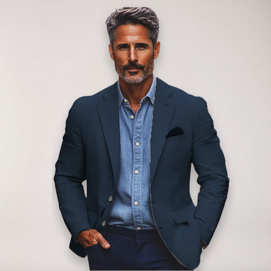 Image of Edmund | Men's Button-Down Casual Shirt