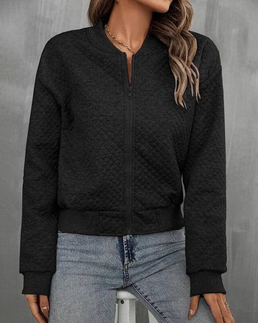 Image of Margot | Women's Quilted Bomber Jacket