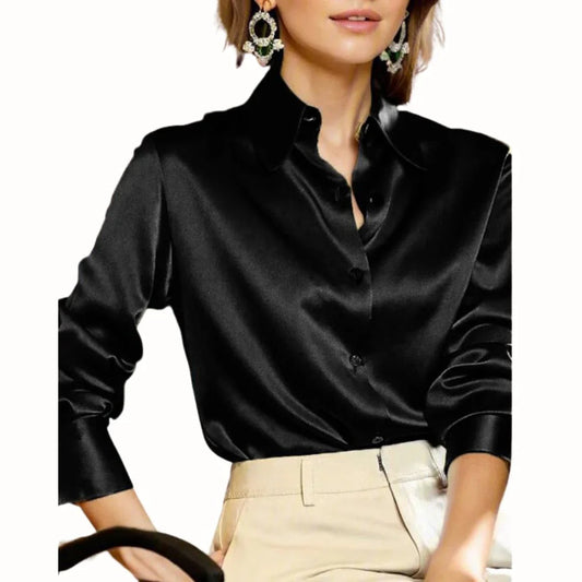 Image of Mckenzie | Women's Button-Down Long Sleeve Blouse