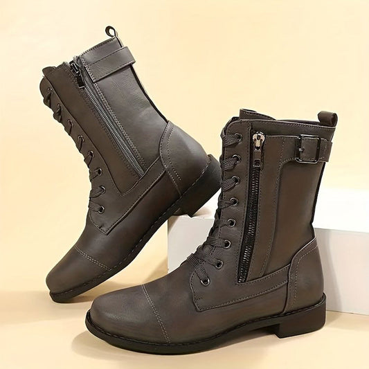 Image of Rosie | Women's Lace-Up Ankle Combat Boots