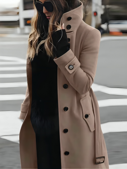 Image of Susan | Women's Belted Long Coat