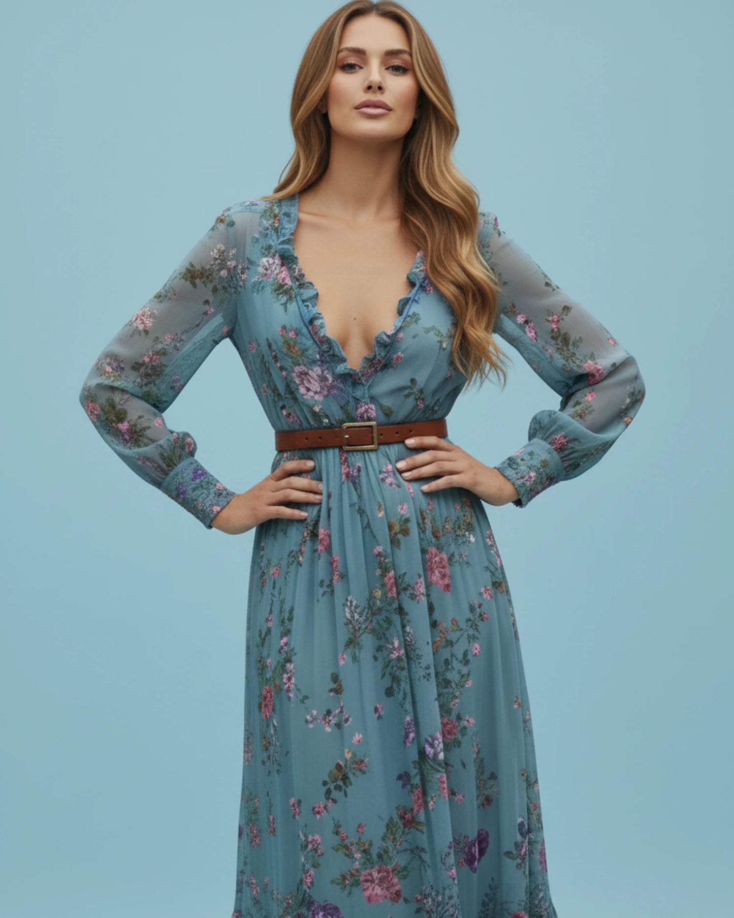 Women's Floral Maxi Dress image