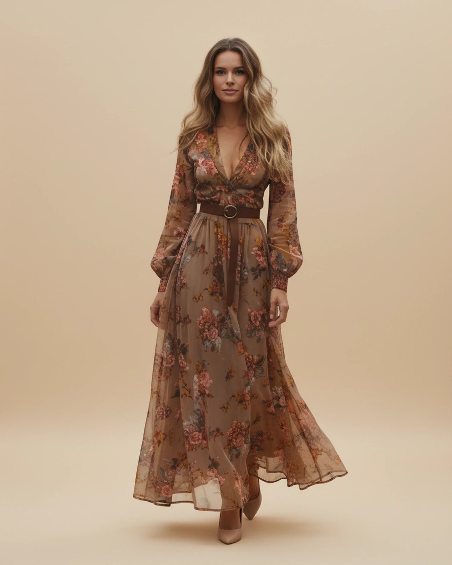 Women's Floral Maxi Dress image