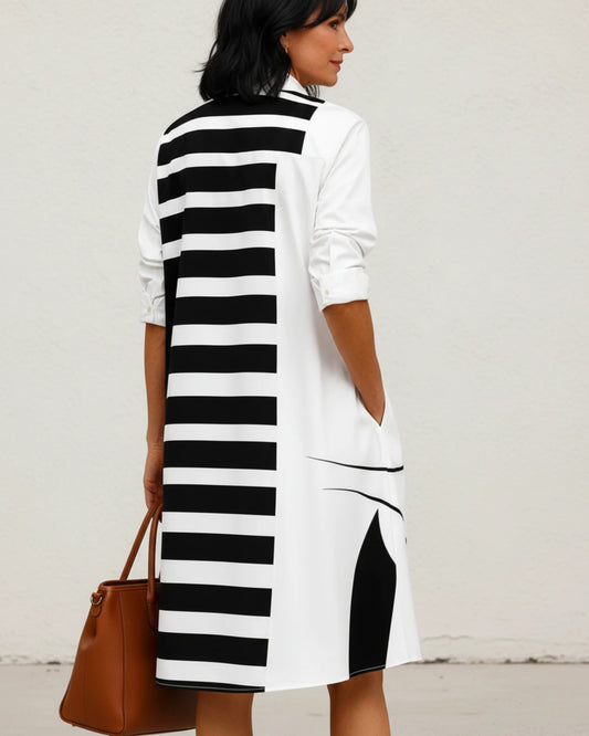 Women's Graphic Print Shirt Dress
