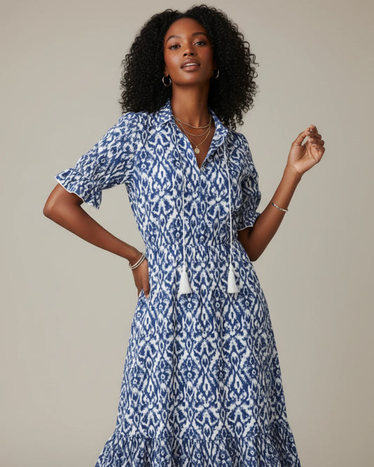 Women's Printed Midi Dress image