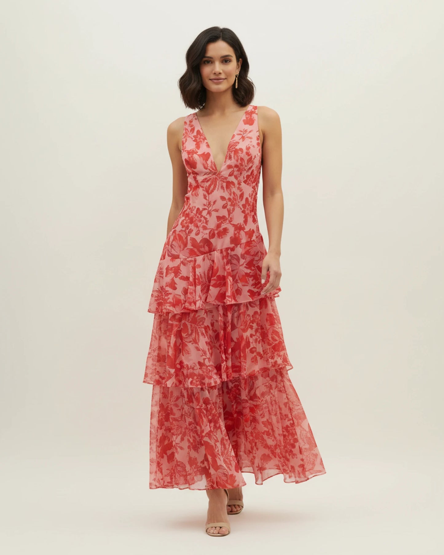 Women's Sleeveless A-Line Maxi Dress image