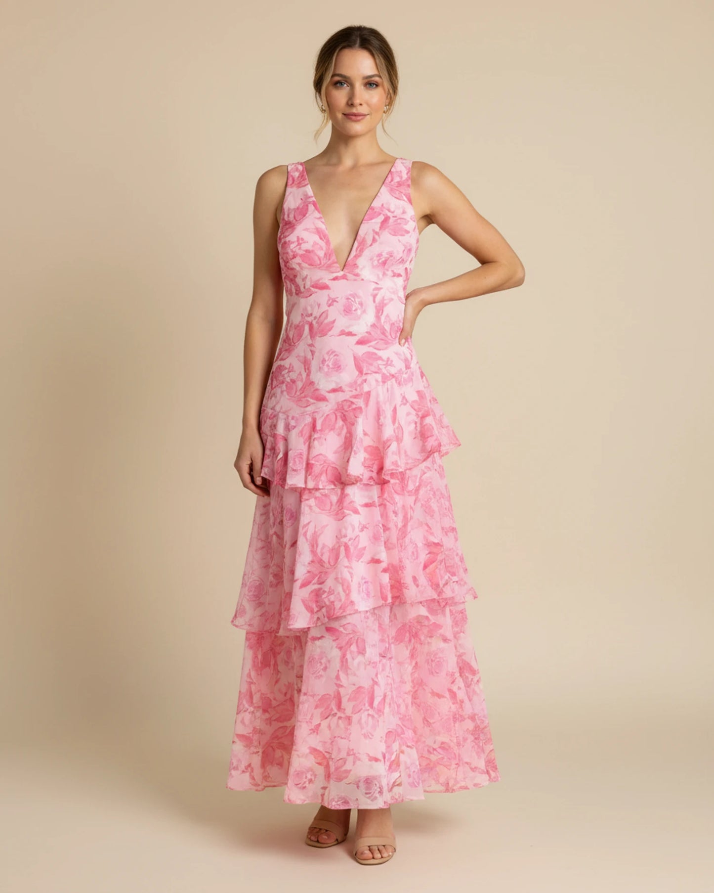 Women's Sleeveless A-Line Maxi Dress image