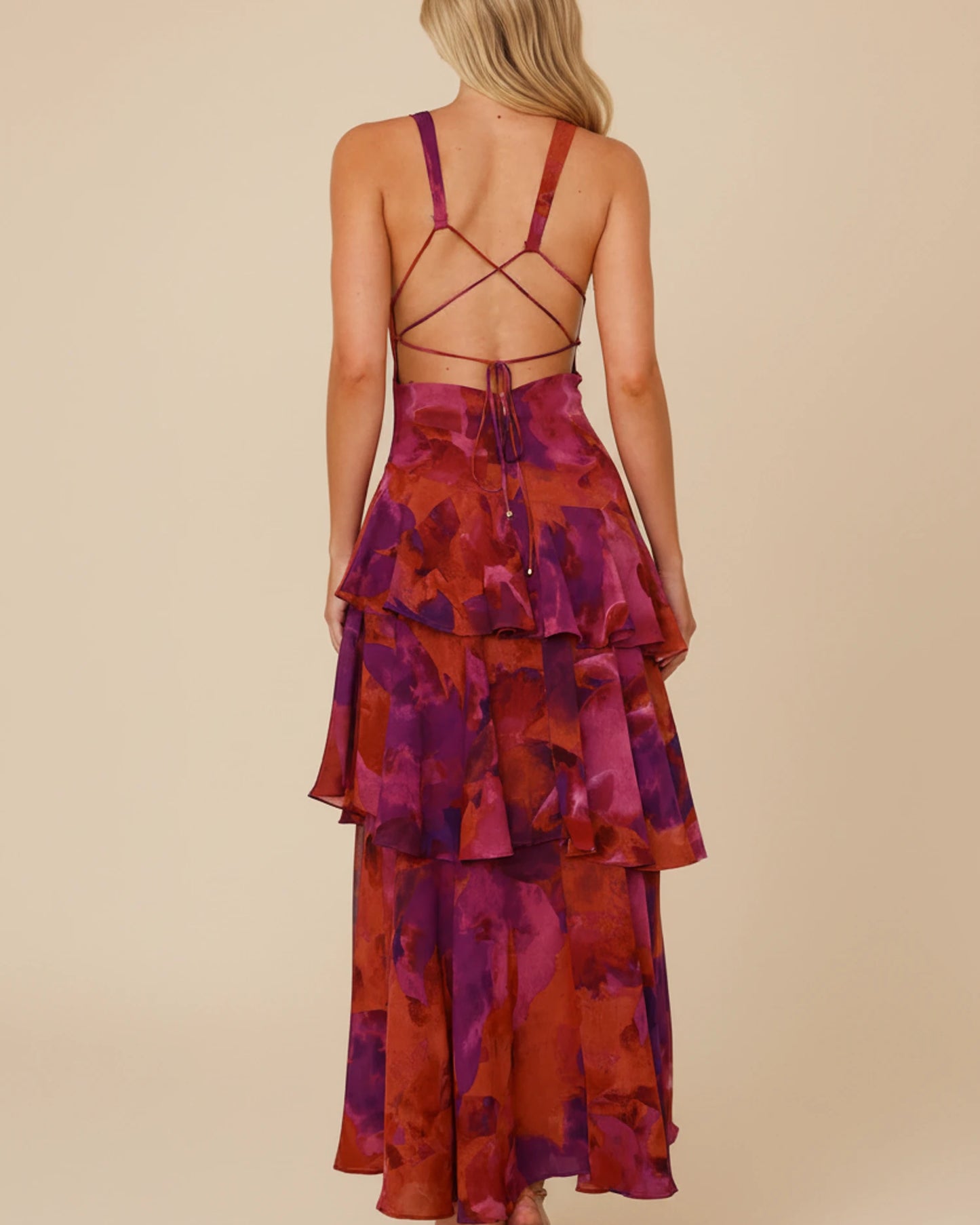 Women's Sleeveless A-Line Maxi Dress image