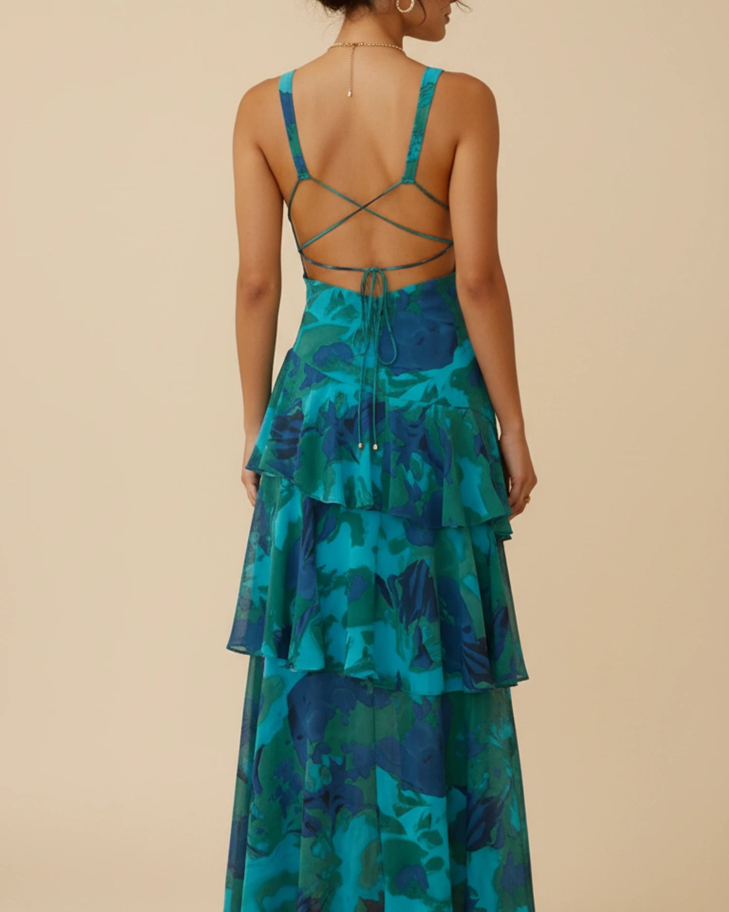 Women's Sleeveless A-Line Maxi Dress image