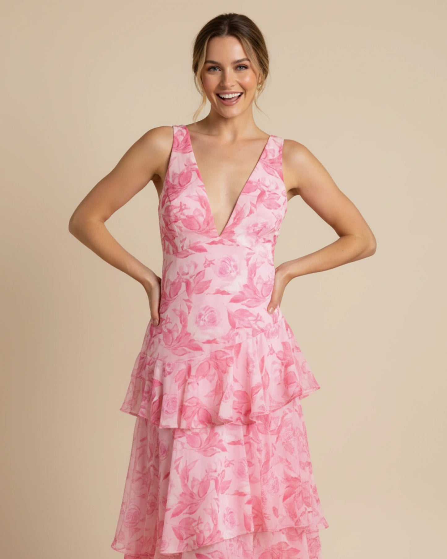 Women's Sleeveless A-Line Maxi Dress image
