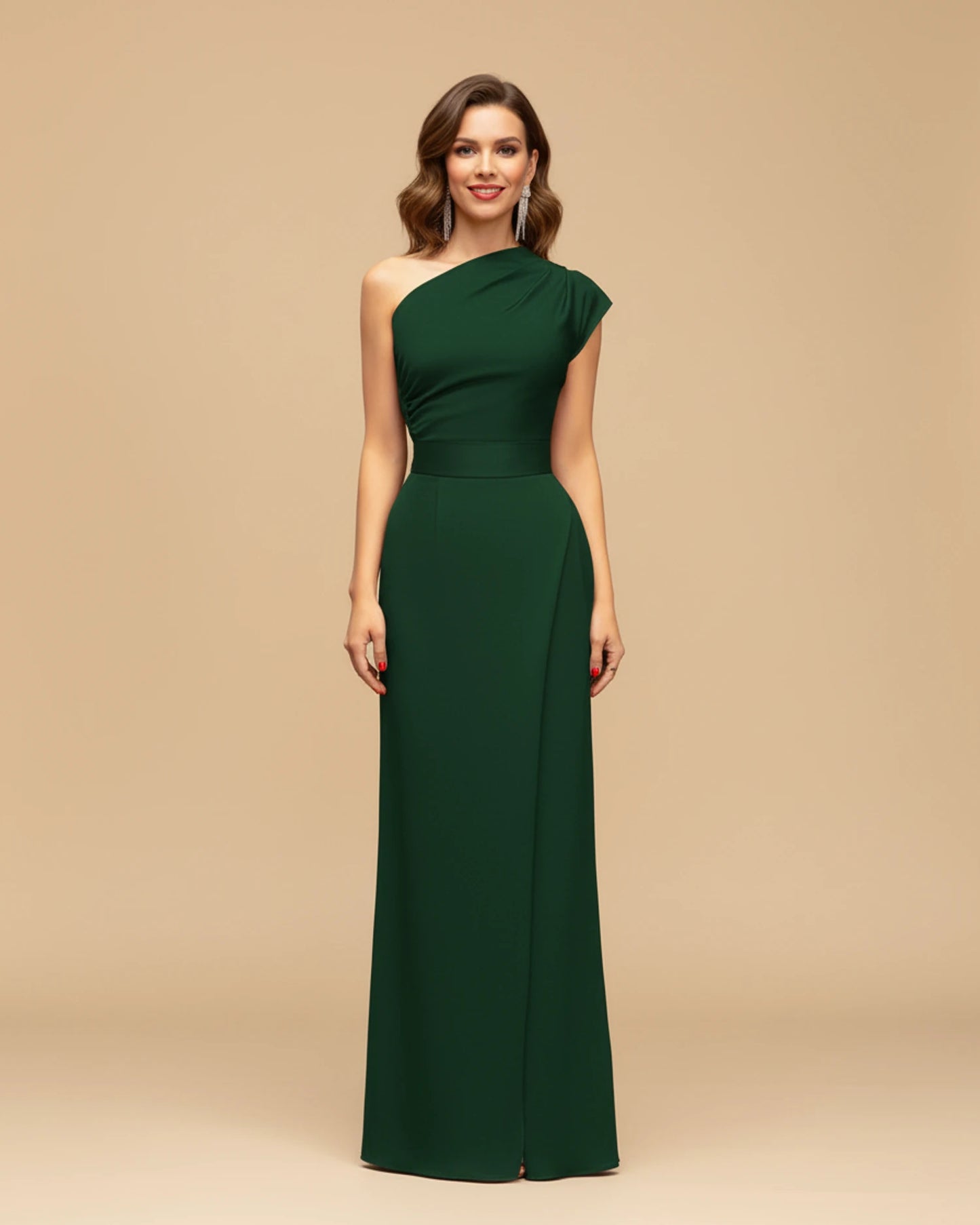 Women's Slit Wrap Maxi Dress image