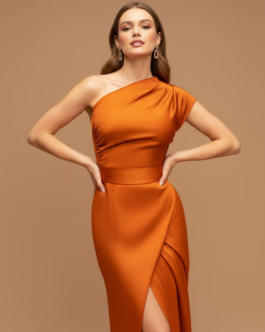 Women's Slit Wrap Maxi Dress image