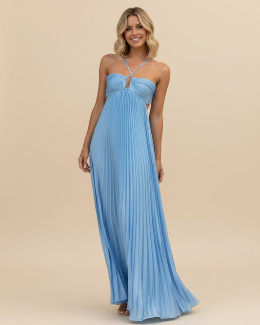 Women's Strappy A-Line Maxi Dress image