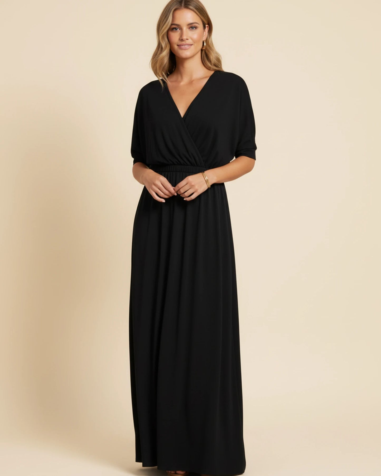 Women's V-Neck Maxi Dress image