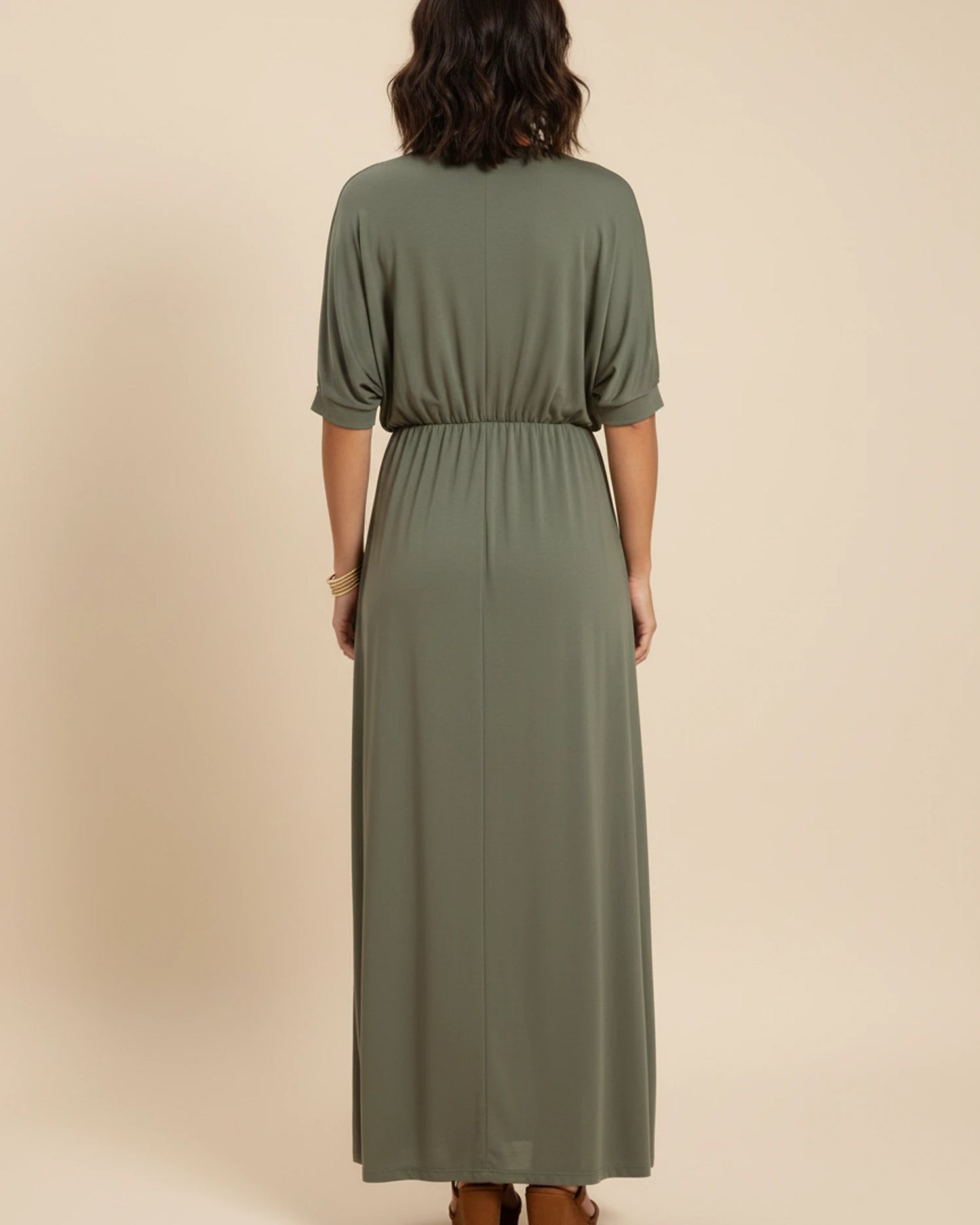 Women's V-Neck Maxi Dress image