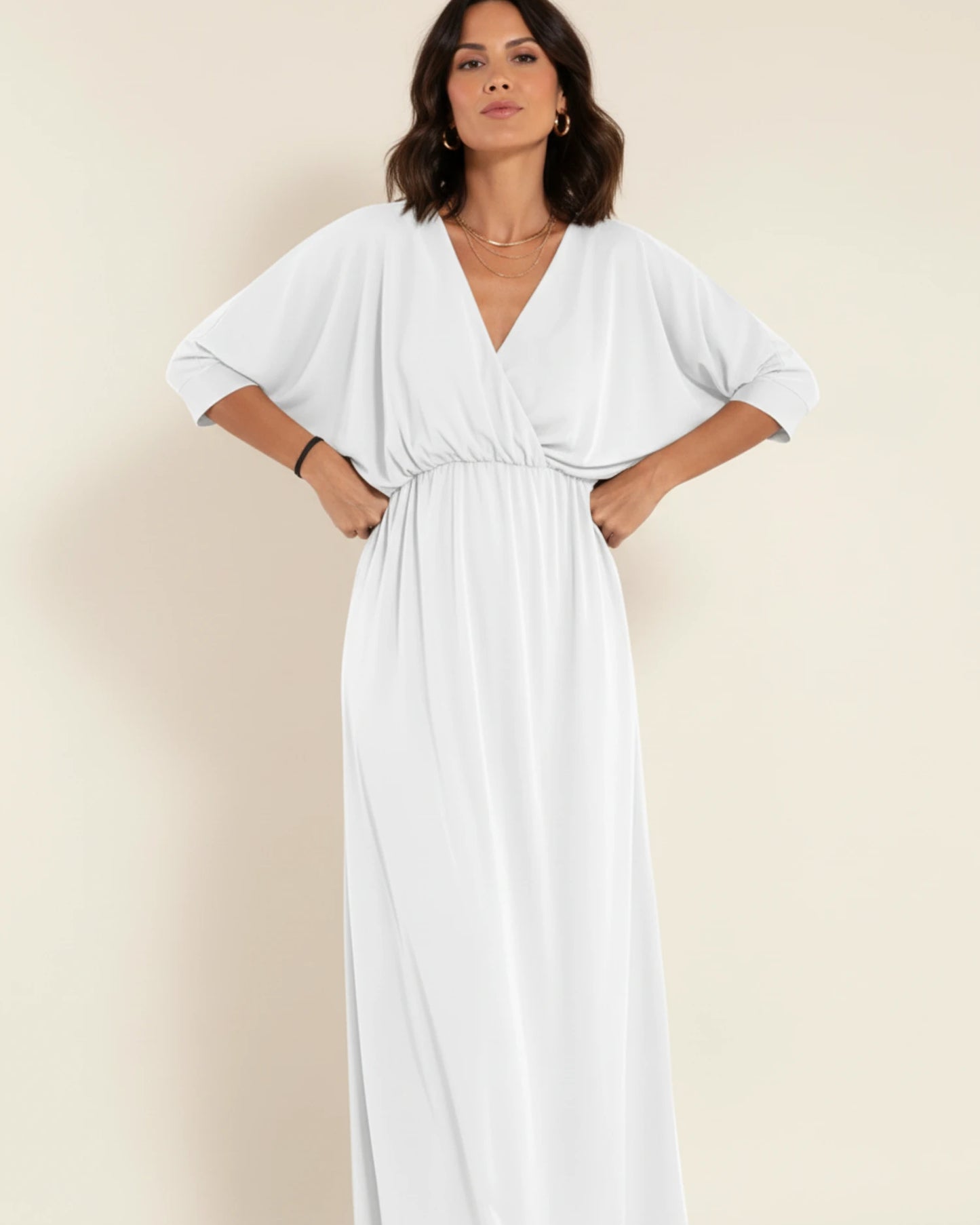 Women's V-Neck Maxi Dress image