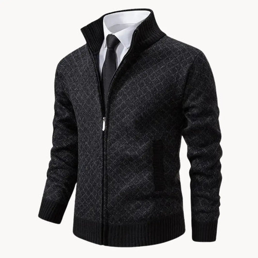 Image of Dale | Men's Full-Zip Stand Collar Sweater Jacket
