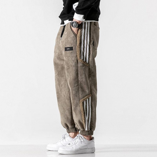 Image of Dawson | Men's Striped Cuffed Jogger Pants