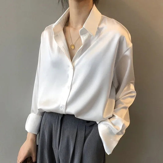 Image of Diane | Women's Button-Down Long Sleeve Blouse