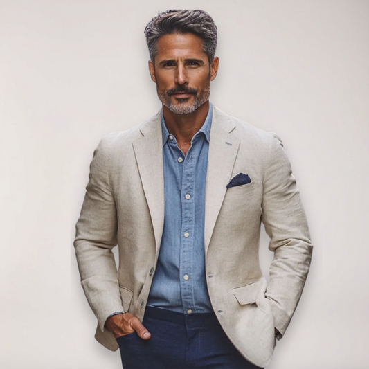 Image of Edmund | Men's Button-Down Casual Shirt