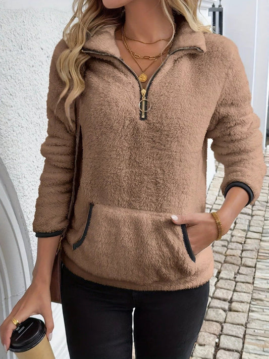 Image of Gale | Women's Half-Zip Fleece Sweater