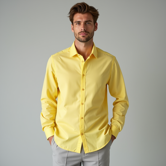 Image of Gavin | Men's Long Sleeve Button-Down Shirt