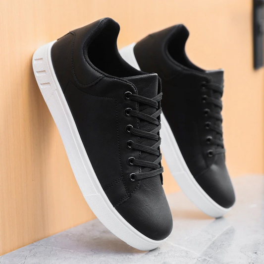 Image of Hugh | Men's Lace-Up Casual Sneakers