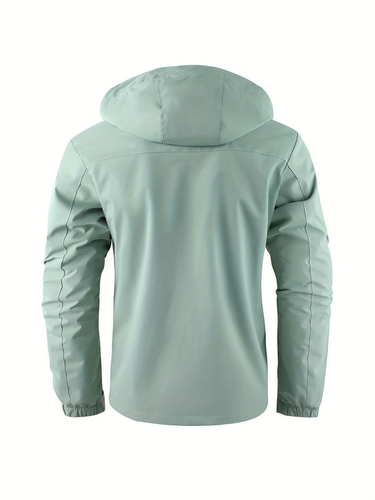 Image of Jeffrey | Men's Hooded Multi-Pocket Jacket