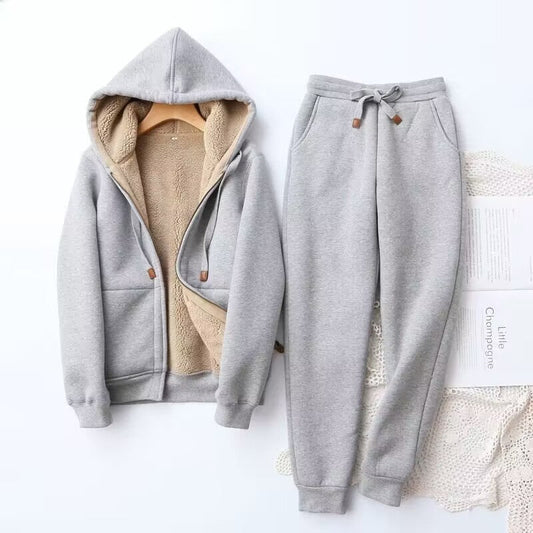 Image of Madeline | Women's Fleece Lined Hooded Jogger Set