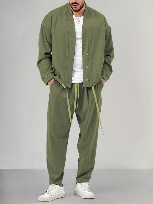 Image of Morgan | Men's Relaxed Fit 2-Piece Outfit Set