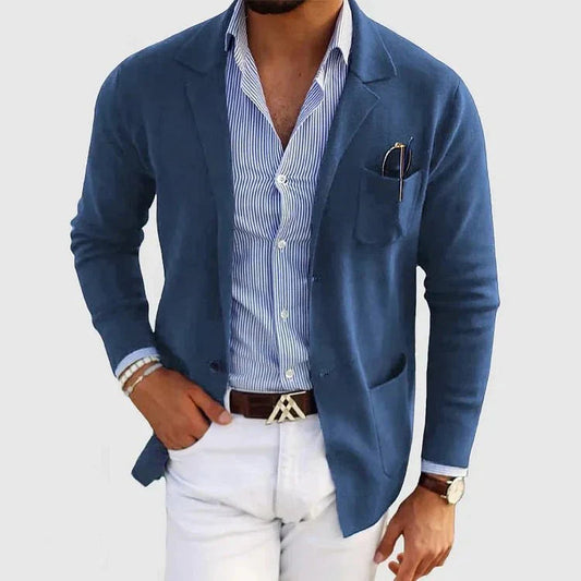 Image of Nevin | Men's Notched Lapel Casual Jacket