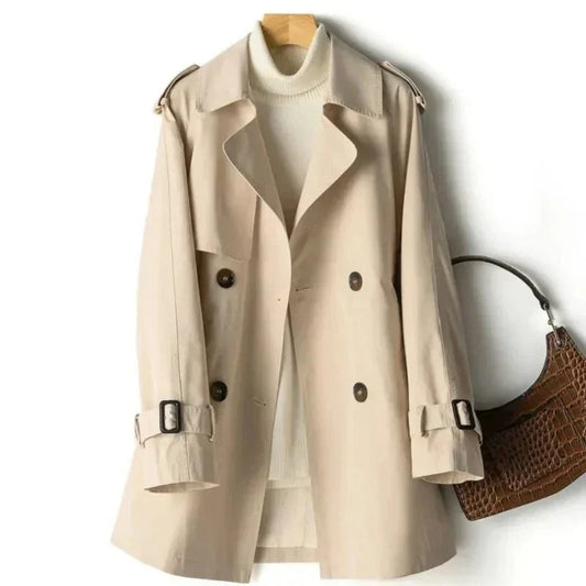 Image of Pamela | Women's Double-Breasted Trench Coat