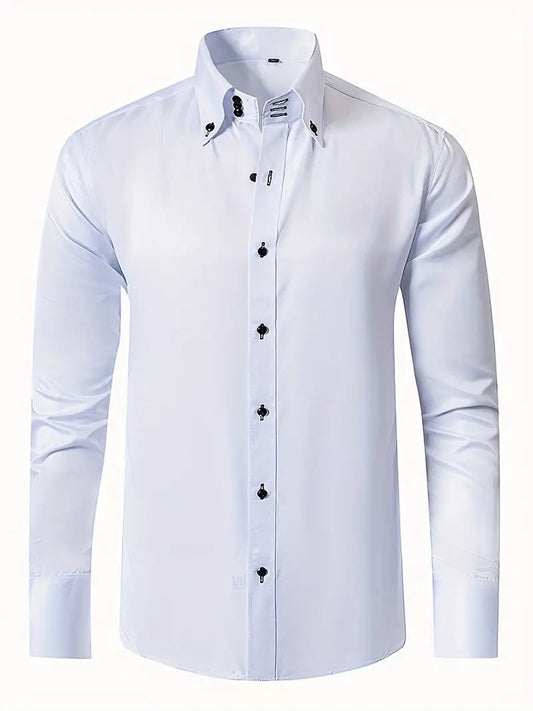 Image of Reece | Men's Slim Fit Button-Down Shirt