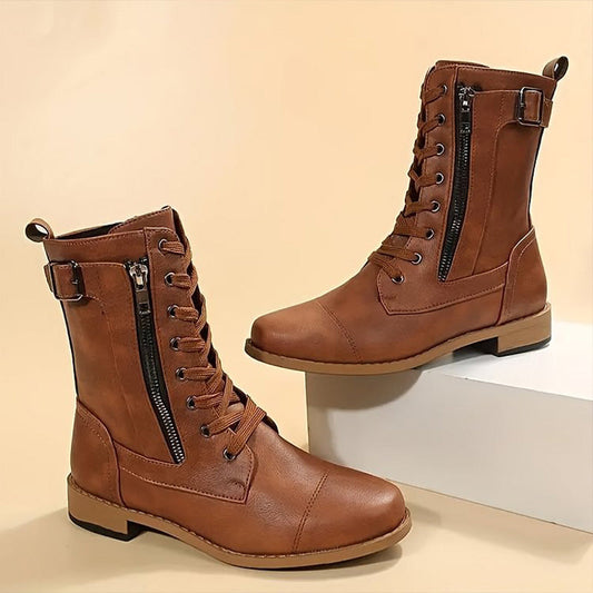 Image of Rosie | Women's Lace-Up Ankle Combat Boots