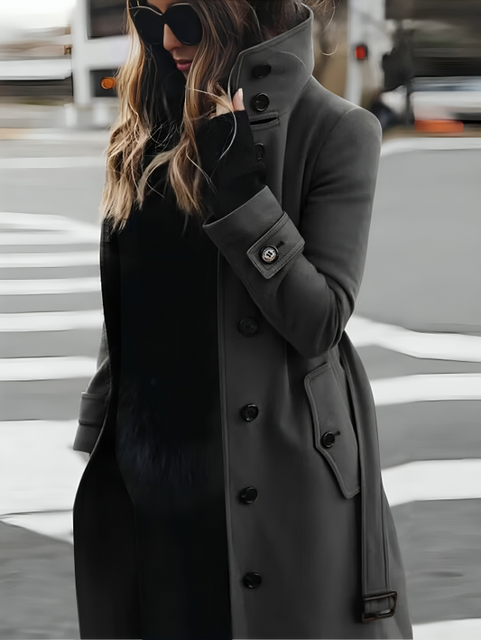 Image of Susan | Women's Belted Long Coat