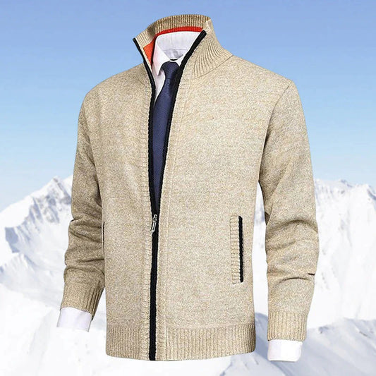 Image of Thomas | Men's Full Zip Knit Jacket