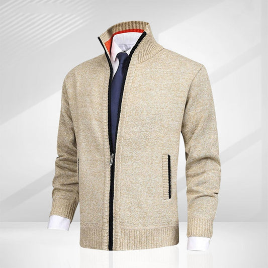 Image of Thomas | Men's Full Zip Knit Jacket