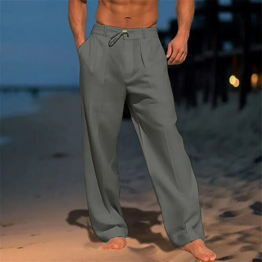 Image of Trey | Men's Wide Leg Pleated Pants