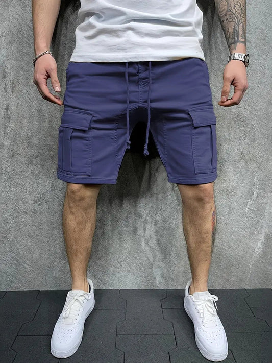 Image of Troy | Men's Cargo Drawstring Shorts