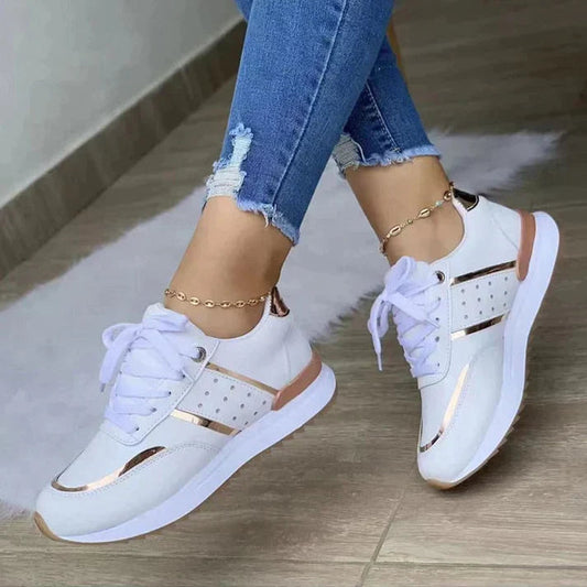 Image of Whitney | Women's Lace-Up Fashion Sneakers