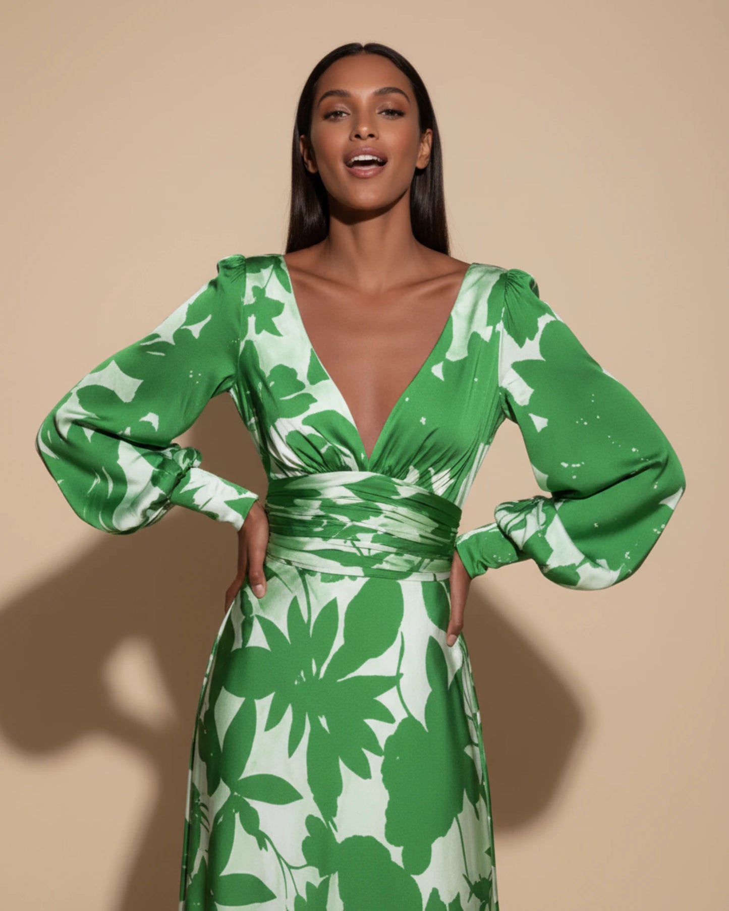 Women's Floral Maxi Dress image