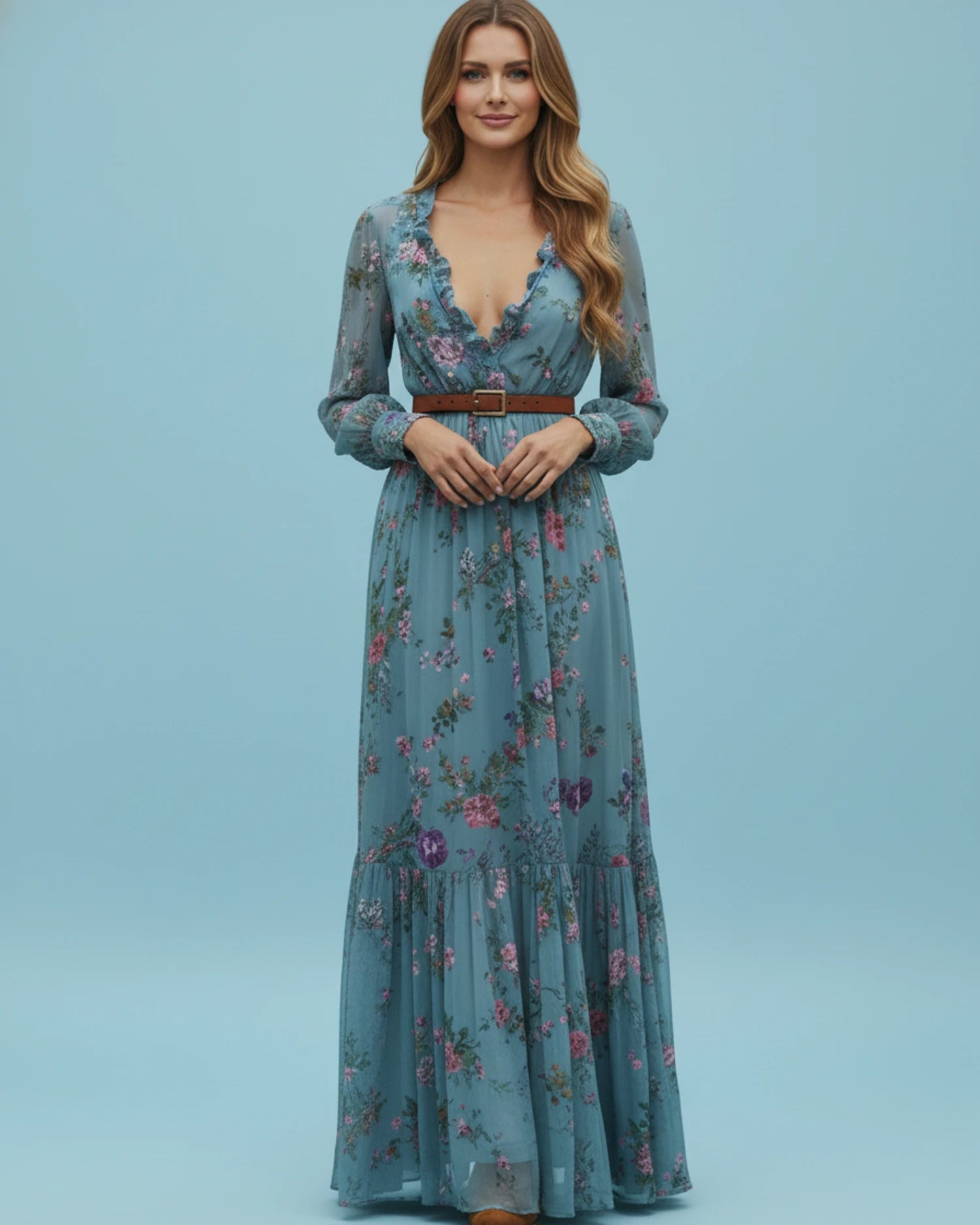 Women's Floral Maxi Dress image