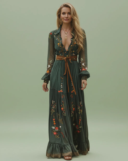 Women's Floral Maxi Dress image
