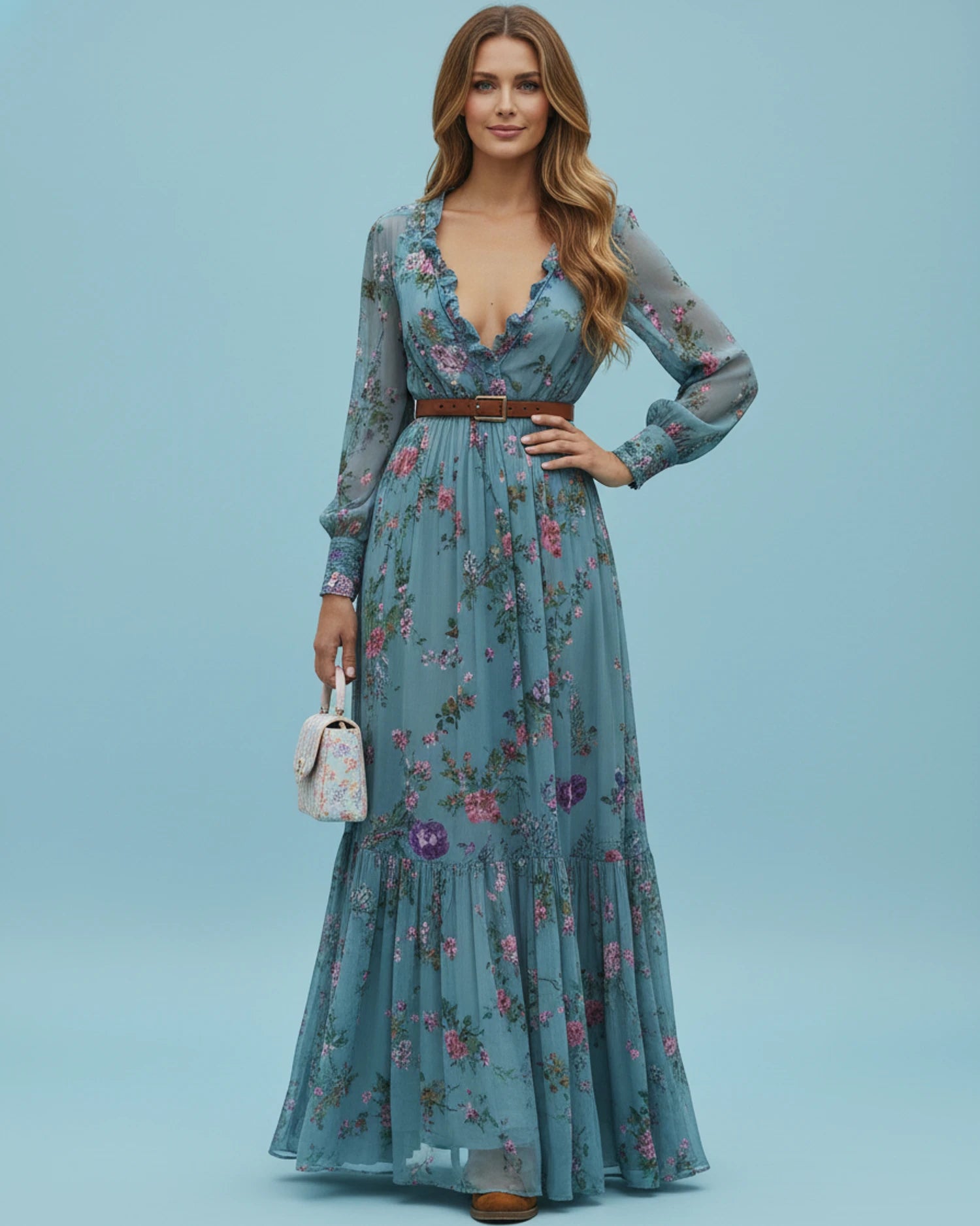 Women's Floral Maxi Dress image
