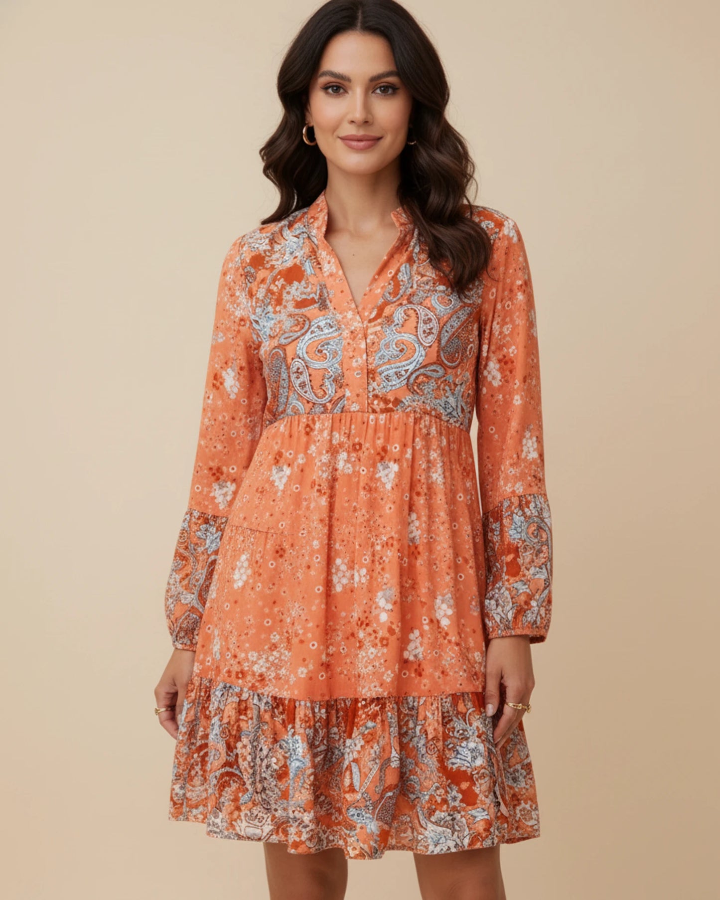 Women's Floral Mini Dress image