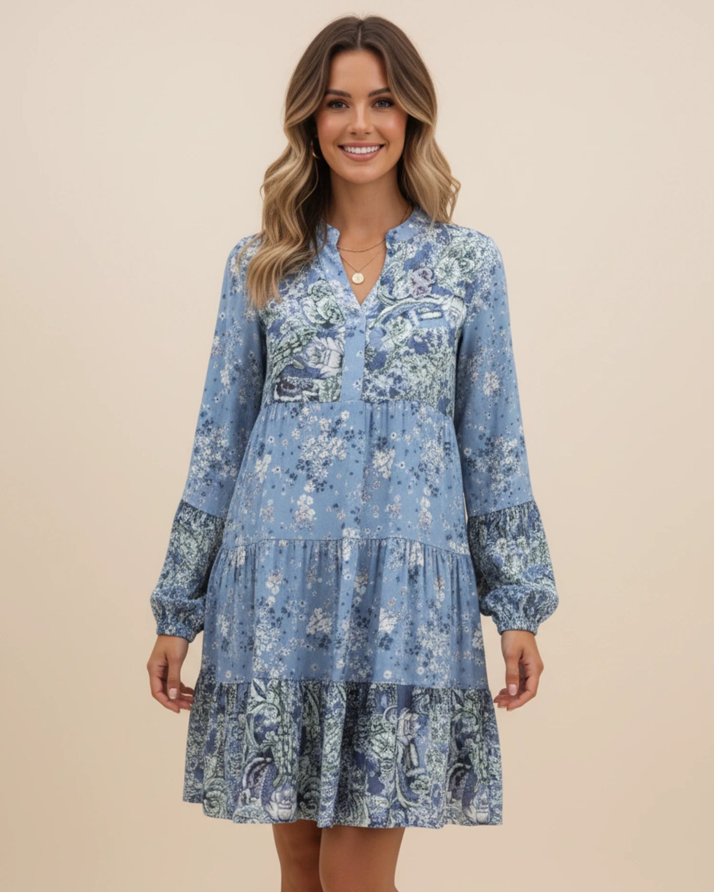 Women's Floral Mini Dress image